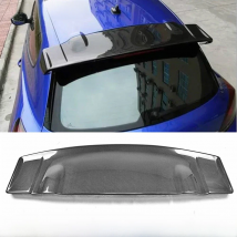 Rear Trunk Roof Lip Wing Window Spoiler for Volkswagen VW Scirocco 2008 - 2017 Non for R Rline Carbon Fiber / FRP Car Styling