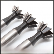 Dovetail Milling Cutter 45  60 Degrees CNC Router Bit Straight Shank HSS End Mill