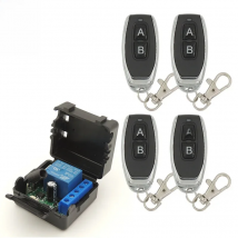 Diese 12V Relay Receiver 433Mhz rf Universal Remote Control DIY Smart Switch andTransmitter key fob for Electric Door Circuit