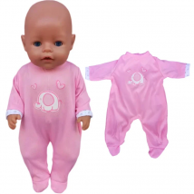 43cm Baby New  Doll Summer Strap Shirt Hat for 40cm Doll Clothes Children Girl Toys Oufits