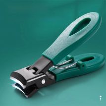 Portable Ultra Sharp Nail Clippers Stainless Steel Wide Jaw Opening Anti Splash Toe Nail Clippers Adult Thick Nails Large Open