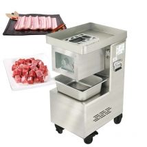 Commercial Meat Cutter Multifunction Stainless Steel Fully Automatic Meat Slicer Shred Slicer Dicing Machine 1100W 220V