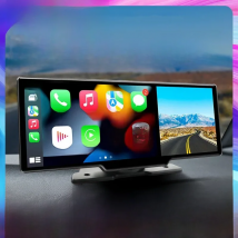 JMCQ Multifunction 10.26" 4K Car Dash Cam DVR Video Rcorder Support Carplay&Android Auto Wireless Connection Wifi Bluetooth