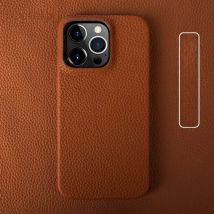 For iphone 14 Pro Max Case Luxury Genuine Leather Cover Business Phone Cases Back Cover For iphone 13 15Pro 11 12 XR XSMax Coque