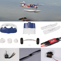 FMS 1400mm Kingfisher Trainer Parts Propeller Spinner Motor Shaft Mount Board Landing Gear ESC RC Airplane Model Plane Aircraft