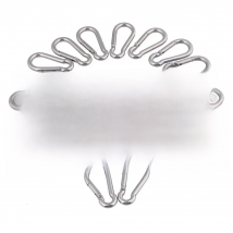 25pcs 10pcs 5pcs 304 Stainless Steel M4 M5 M6 Multifunctional  Spring Snap Carabiner Quick Link Lock Ring Hook
