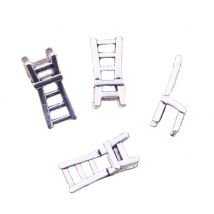 20pcs Charms 3D Chair Stool 18x7x7mm Antique Silver Color Pendants Making DIY Handmade Tibetan Finding Jewelry