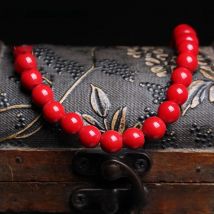 Natural Stone Red Coral Beads Round Loose Beads 4mm 6mm 8mm 10mm 12mm 14mm For Jewelry Making Necklace DIY Bracelet WarBLade