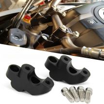 New VSTROM 2pcs 7/8 "22mm Motorcycle CNC Aluminum Handlebar Riser Clamp Mount Taper For Suzuki DL650 V-STROM DL 650 DL1000