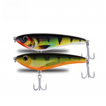 fishing lure for pike slow sinking jerk bait 130mm 55g artificial CF LURE  Bait With VMC Anti-Corrosion Strength Treble Hooks