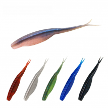 KESFISHING Super Fluke 90mm 120mm Pesca Artificial Soft Baits Leurre souple Bass Pike Fishing Pike Minnow Fishing Lures