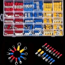 480/300/280PCS Insulated Cable Connector Electrical Wire Crimp Spade Butt Ring Fork Set Ring Lugs Rolled Terminals Assorted Kit