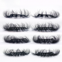 Mink Lashes 25mm Fluffy Mink Eyelash Dramatic Long Thick Wispy Eye Lash Makeup 3d Mink Eyelashes