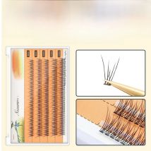 Grafting World Swallowtail Fairy Segmented False Eyelashes Mermaid Tail Type Mixed Single Tuft Self Grafting Hair