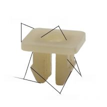 KALILII Natural 9mm nut grommet clamp nylon fixeding clips for car lights buckle retainers snaps