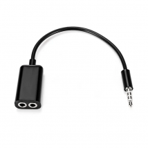 3.5mm Audio Cable Headset Jack Headphone Earphone Audio Splitter Adapter 1 Male To 2 Female Earphone Cord for Laptop Phone