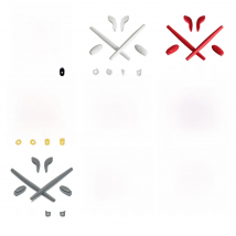 SNARK Rubber Kit Ear Socks / Nose Piece Replacements Compatible With Oakley Juliet Sunglass