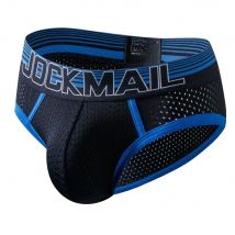 Sexy Man's Underwear Briefs Underpants Nylon Mesh Men's Briefs Bikini Underwear Men's Boxer Briefs Breathable  Quick Dry