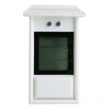 Garden Waterproof Thermometer Max Min Outdoor Window Refrigerator Greenhouse Temperature Meter Hook Hole -20~50C C/F Switch