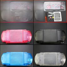 4 Colors Optional Clear Full Housing Shell Cover Case Replacement for Sony PSP1000 PSP 1000 Game Console with free screwdriver
