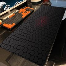 Geometric Office Accessories for Desk Mat Extended Pad Keyboard Gaming Pc Support Laptop Mouse Mats Cabinet Games Mousepad Anime