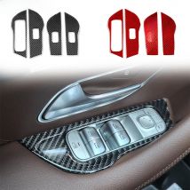 For Mercedes-Benz GLE W167 2019-2024 Lifting control panel Decorative Trim Soft Carbon Fiber Car Internal Accessories