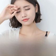 PONYKISS Trendy 100% 925 Sterling Silver New Round Chic Hoop Earrings Women Summer Party Simple Accessory Birthday Delicate Gift