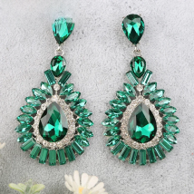 Veyofun Classic Crystal Drop Earrings Hyperbole Bridal Dangle Earrings Fashion Jewelry for Women Gift New