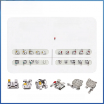 AZDENT 20pcs/Pack Dental Orthodontic Brackets Braces Mini/Standard MBT/Edgewise/Roth Bracket 018/022 Hooks 345/3 Dental Material