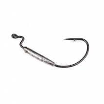 Chinook Fishing Soft Lure Weighted Swimbait Hooks Worm Hooks High Carbon Steel Wide Fishhooks Bait Tackle for Angling