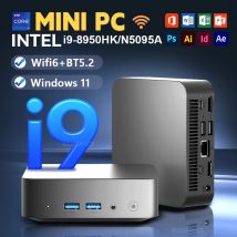 2025 Intel Core i9-8950HK Celeron N5095A Mini PC Gamer Windows 11 16GB DDR4 1TB 2TB SSD WIFI6 BT5.2 4K Mini computadora de escritorio