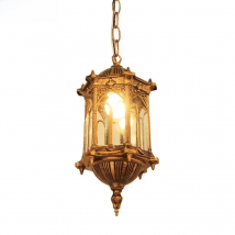 Europe Outdoor Hang Light Retro Garden Balcony Pendant Lamp Hotel Restaurant Decoration Lighting Study Villa Bra Yard Luminaria