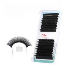 Fadvan 16 Rows Classic Eyelashes Extensions Faux Mink Lashes Eyelash Extensions C/D Curl Natural Soft Individual Lash Extensions