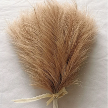 10/30 Pcs Artificial Pampas Grass Fluffy Reed Bouquet Boho Decor for Party Room Home Wedding Decoration Table Flower Arrangement