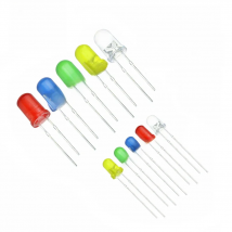 100PCS/lot 3mm 5mm F3 F5 Round LED Ultra Bright  White Green Yellow Blue White Red Light Emitting Diode For Diy Kit