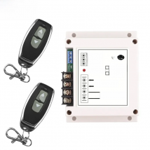 DC12V Motor Remote Control Switch 400W 2CH Motor Forwards Reverse Up Down Stop Water pump Oil pump Wireless TX RX Limited Switch