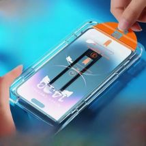 Oleophobic Coating Dust Free Screen Protector For iPhone 17 Pro Max 16 15 13 11 12 14 Pro Max SE 7 8 XR Easy Installation Glass
