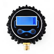 High Accuracy 0-200PSI Digital Tyre Tire Air Pressure Gauge LCD Manometer Pressure Gauge with LED Light for Car Truck Motorcycl