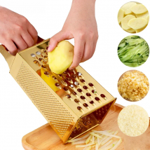 Stainless Steel Multi Functional Vegetable Cutters Grater For Carrots Potato Slicer Kitchen Tool Ginger Garlic Grinding Grater