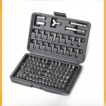 PROSTORMER 100pcs Screwdriver Bit Set Security Chrome Vanadium CR-V Steel Hex Key Phillips Slotted Tri-Wing Repair Hand Tool Kit