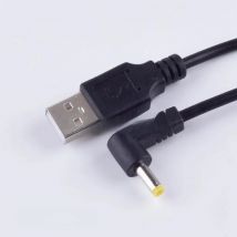 USB to DC 4.0 mm/1.7 mm 5 Volt DC Barrel Jack Power Cable type M 1m 3 Feet
