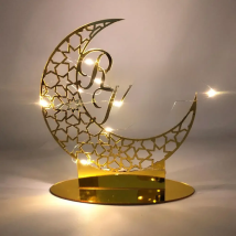 Eid Mubarak Ornaments Ramadan Decortion for Home 2025 Islam Muslim Party Supplies Ramadan Kareem Aid Eid al-Fitr Decor Kid Gifts