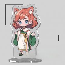 Custom Clear Acrylic Stand Personalized Anime Cartoon Character standing Transparent double sided Printing Photo Standees