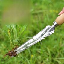 Manual Weed Remover Stainless Steel Spatula Weed Puller Garden Crack Weeder for Outdoor Yard Hoe Gardening Tools