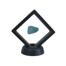 3D Floating Coin Display Frame 7CM Dust-proof Badge Ring PE Film Gemstone Medal Storage Box Small Doll Stamp Earring Jewelry Box