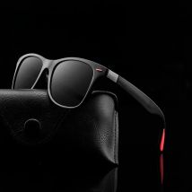 Classic Fashion Sunglasses for Travel Fishing Cycling, Polarized Sun Glasses Men Women Square with UV400 Protection