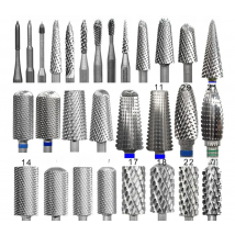 RolinStar Many Sales promotion type Carbide barrel stable shank  Accessories Cutter pedicure nail milling drill bits