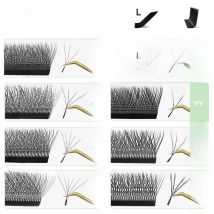 NATUHANA W Lashes Extension L LU(M) Curl Individual Mink YY Lashes 3D W-shaped Volume Fan Eyelash Extension