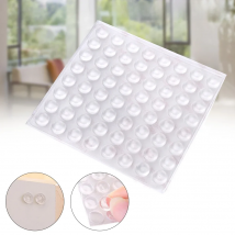 100/64PCS Self Adhesive Rubber Damper Buffer Cabinet Bumpers Silicone Furniture Pads Cushion Protective Hardware Door Stopper
