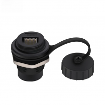 1PC RJ45 Connector, CAT.6, CAT6A,D type, 8P8C, Metal Shell+Copper Pins, Panel Mount Chassis RJ45 Female Socket Network Connector